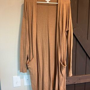 Old Navy Women's Brown Open Front Cardigan
